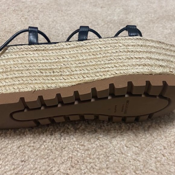 Michael Kors Collection platform strappy espadrille sandals size 7 - Picture 4 of 4